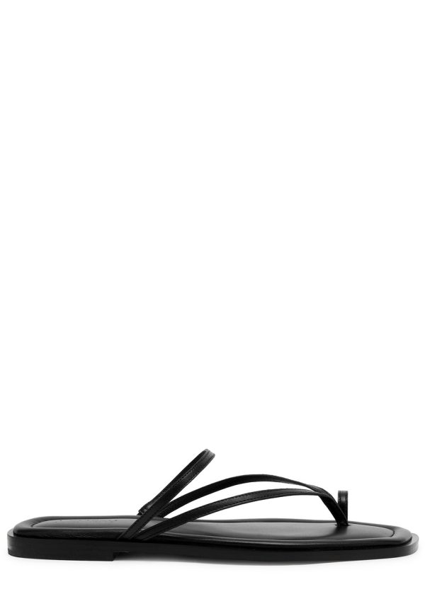 A.emery Turner Leather Sandals - Black - 39 (IT39/ UK6)