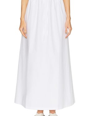 AEXAE Utility Maxi Skirt in White - White. Size M (also in ).