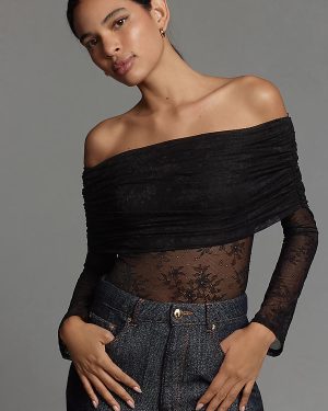 AFRM Lennox Stretch-Lace Bodysuit