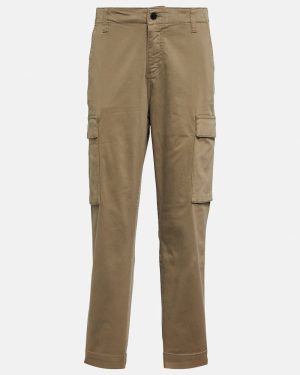 AG Jeans Cropped cotton-blend cargo pants