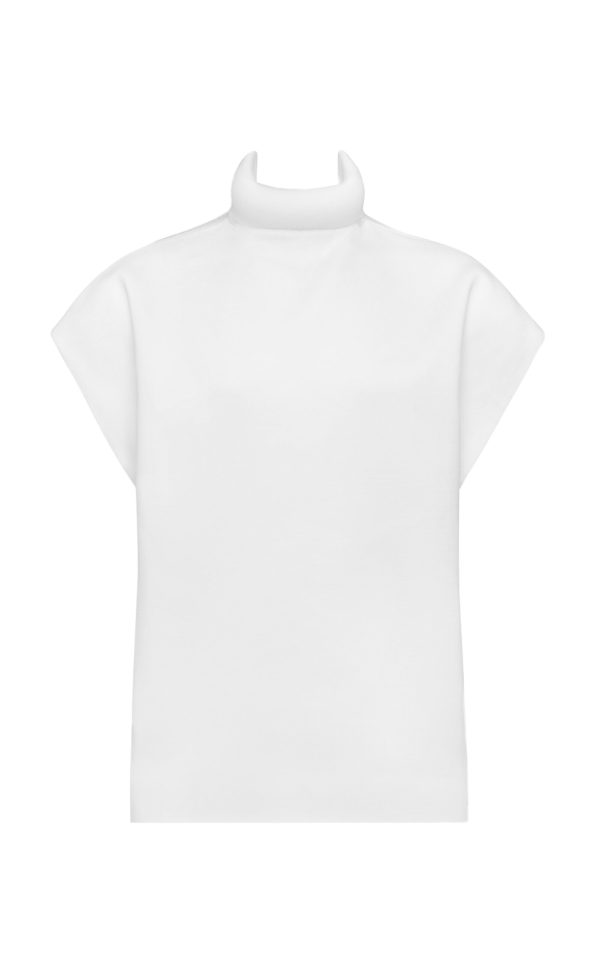 ALAA - Wool-Blend Mini Shift Dress - White - FR 40 - Moda Operandi