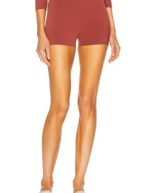 ALAÏA Biker Short in Grenat - Rust. Size 42 (also in ).