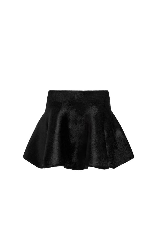 ALAÏA Mini Skater Skirt in Noir Alaia - Black. Size 36 (also in ).
