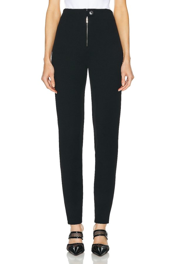 ALAÏA Skinny Pant in Noir Alaia - Black. Size 40 (also in ).