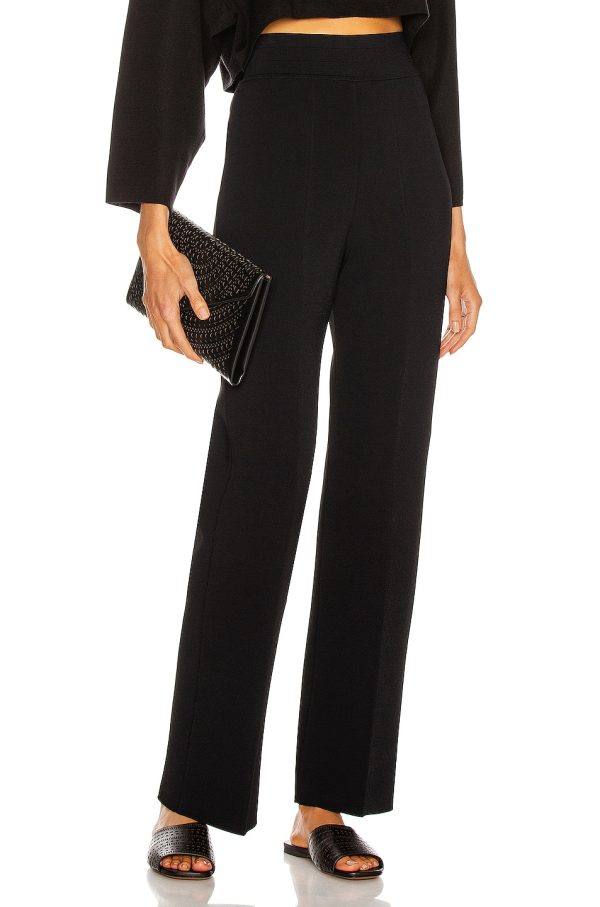 ALAÏA Tailored Pant in Noir - Black. Size 38 (also in 40, 42).