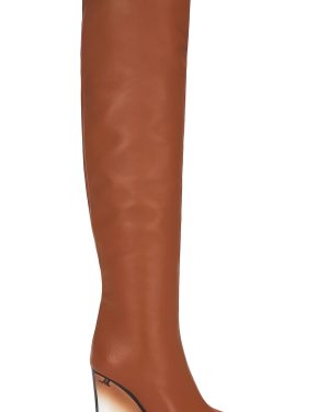 ALAÏA Wedge Boots 100 in Cognac - Rust. Size 36 (also in ).