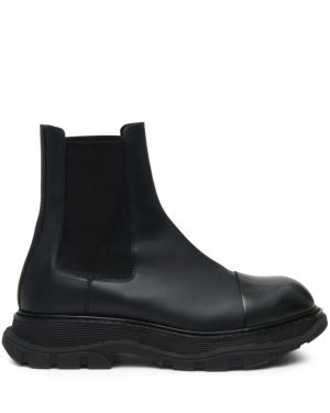 ALEXANDER MCQUEEN CHELSEA WINTER BOOT Size: 44, colour: BLACK