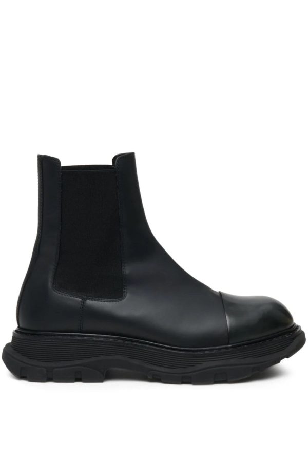 ALEXANDER MCQUEEN CHELSEA WINTER BOOT Size: 44, colour: BLACK