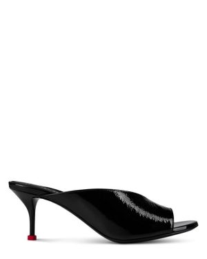 ALEXANDER MCQUEEN Leather Mules - Black