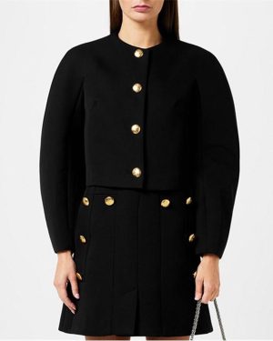ALEXANDER MCQUEEN Military Wool Jacket - Black