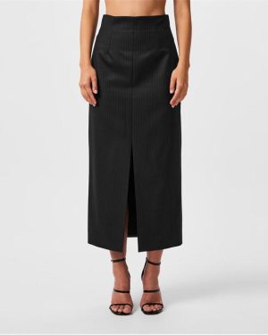 ALEXANDER MCQUEEN Tiered Skirt - Grey