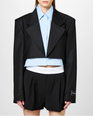 ALEXANDER WANG Cropped Blazer - Black