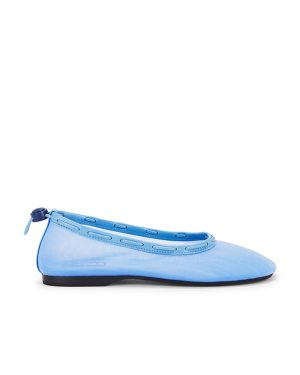 ALOHAS Gill Mesh Ballet Flats in Blue. Size 38, 39.