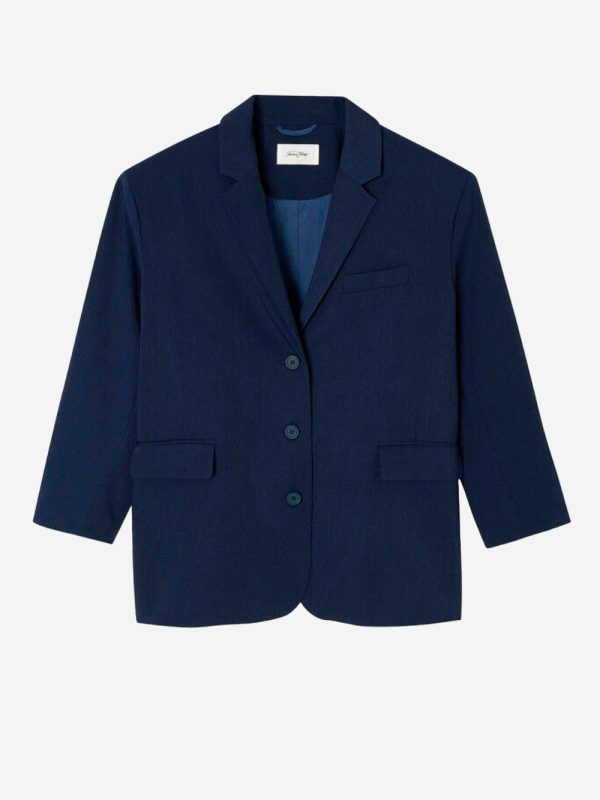 AMERICAN VINTAGE_Kabird blue blazer_Blue_S_Women