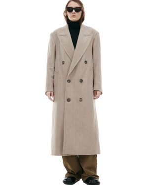 AMI PARIS Double-breasted wool coat