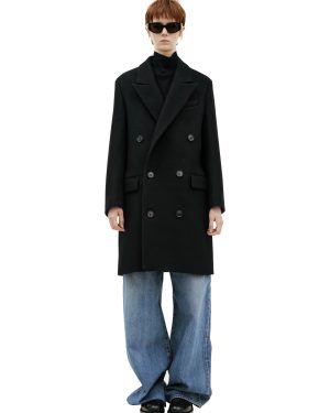 AMI PARIS Double-breasted wool coat