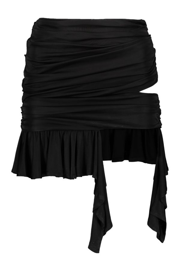 ANDREĀDAMO Ruffled Mini Skirt