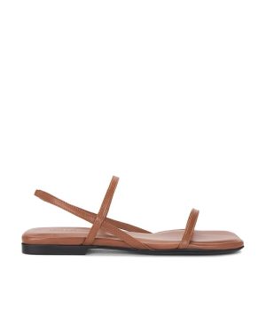 ANINE BING Hilda Flat Sandals in Brown. Size 38, 40.