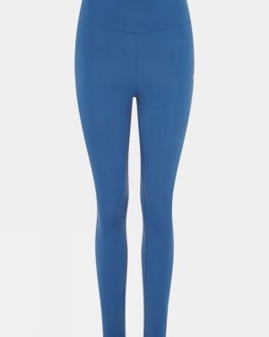Acai Womens On The Go Leggings - Mid Blue