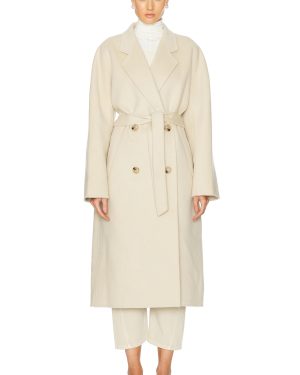 Acne Studios Double Textured Coat in Clay Beige - Cream. Size 36 (also in 40).