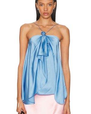 Acne Studios Halter Neck Blouse in Bahama Blue - Blue. Size 34 (also in ).