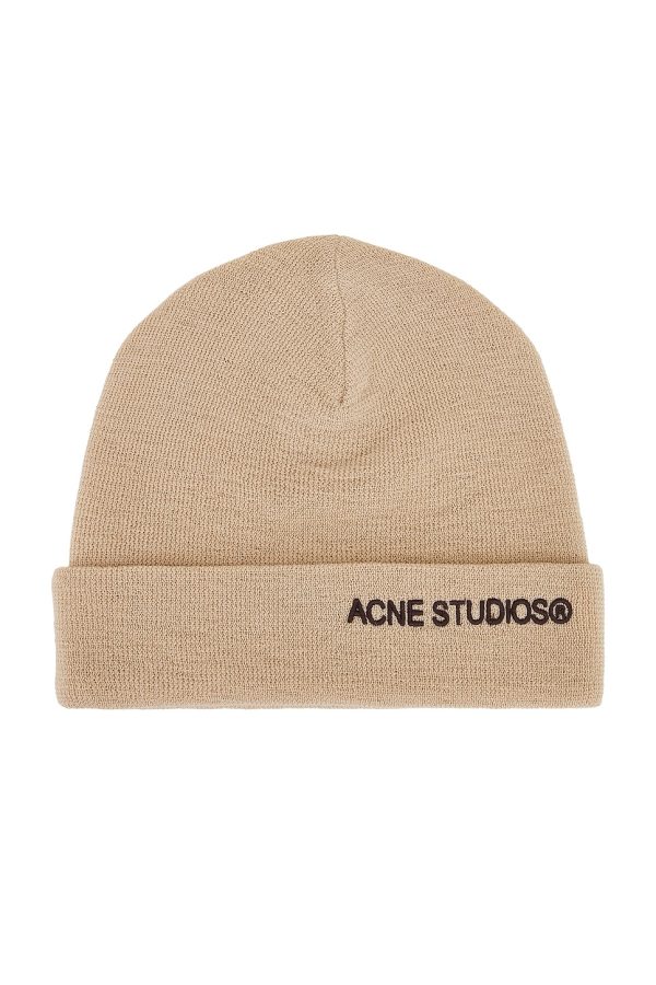 Acne Studios Kinau Beanie in Shell Beige - Beige. Size all.
