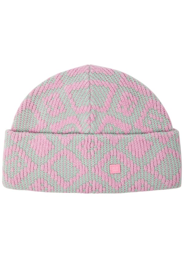 Acne Studios Konny Cotton-blend Beanie - Pink