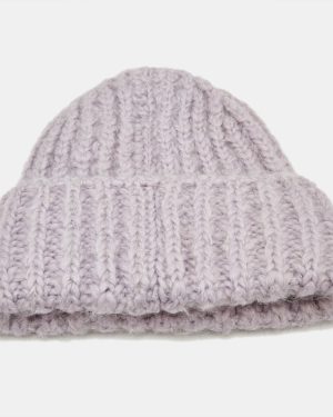 Acne Studios Lavender Bay Chunky Hat Paw Beanie One Size