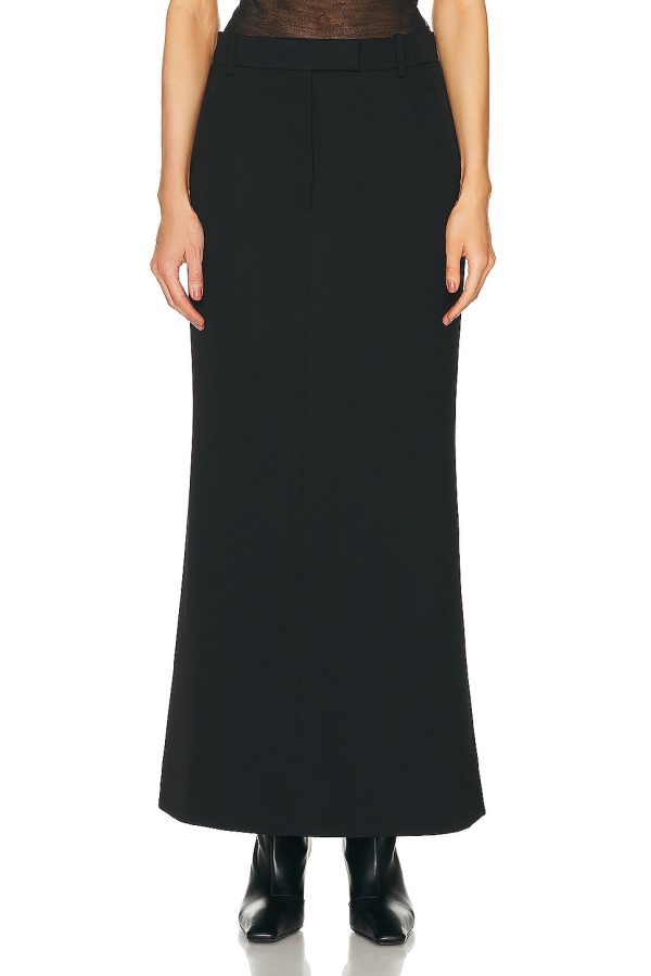 Acne Studios Maxi Skirt in Black - Black. Size 34 (also in ).