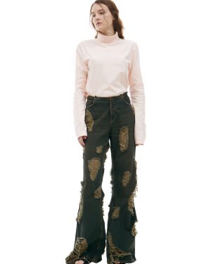 Acne Studios Ripped jeans with scuffed effect