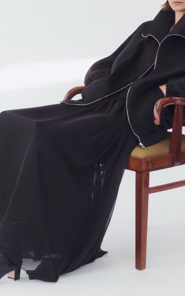 Adam Lippes - Oversized Cashmere Bomber Jacket - Black - XXS - Only At Moda Operandi