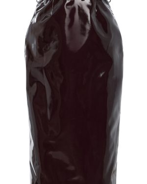 Adam Lippes - Pencil Lacquer-Canvas Knee-Length Skirt - Burgundy - US 0 - Only At Moda Operandi