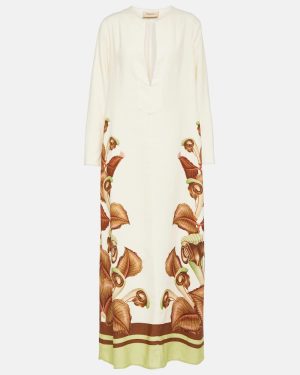 Adriana Degreas Arisaema printed maxi dress