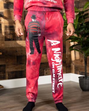 Adult Cakeworthy Nightmare on Elm Street Tie Dye Joggers