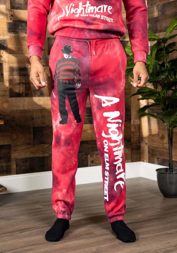 Adult Cakeworthy Nightmare on Elm Street Tie Dye Joggers