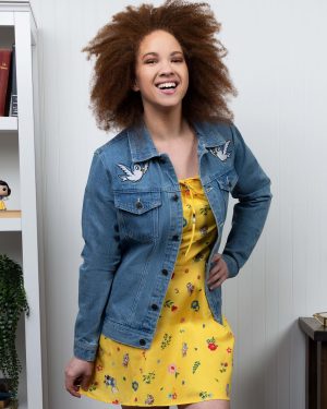 Adult Cakeworthy Snow White Anniversary Denim Jacket