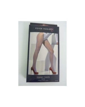 Adult's White Fishnet Tights - fishnet tights white fancy dress ladies accessory womens sexy costume