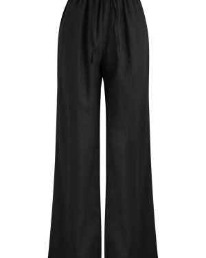 Aexae Straight-leg Linen Trousers - Black - XS (UK6 /xs)