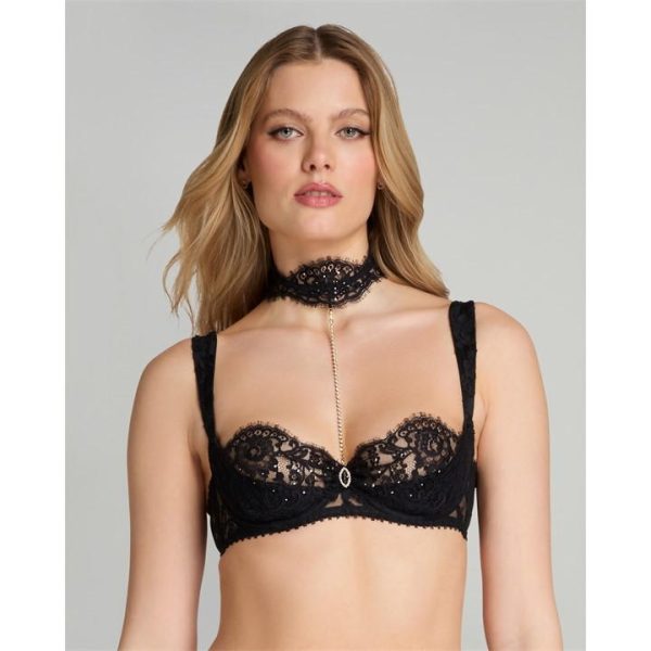 Agent Provocateur JEWLIE Balconette Underwired Bra - Black