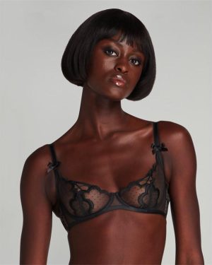 Agent Provocateur KATANAH Balconette Underwired Bra - Black