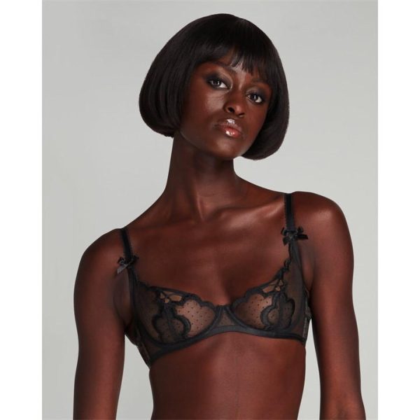 Agent Provocateur KATANAH Balconette Underwired Bra - Black