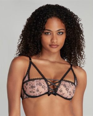 Agent Provocateur ROSALEEN High Apex Underwired Bra - Pink