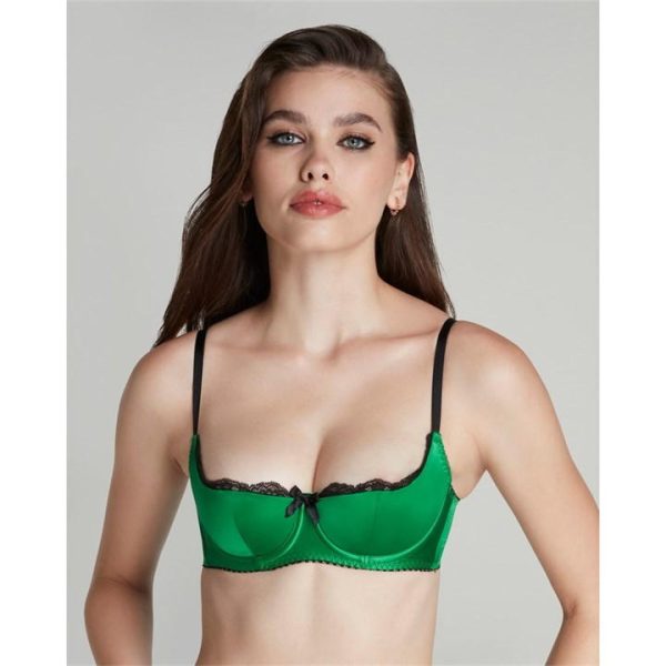 Agent Provocateur SLOANE Balconette Underwired Bra - Green