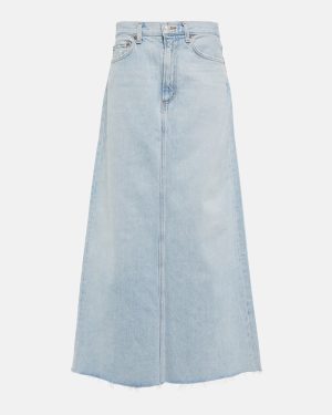 Agolde Hilla denim maxi skirt