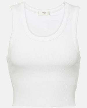 Agolde Ribbed-knit crop top