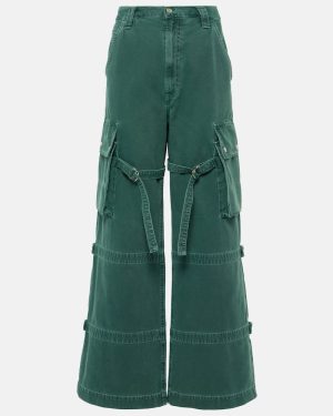 Agolde Vivian Strap mid-rise wide-leg jeans