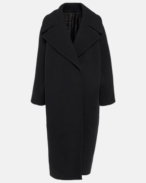 Alaia Cocoon wrap wool coat
