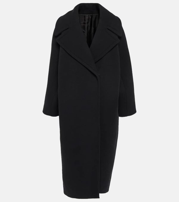 Alaia Cocoon wrap wool coat