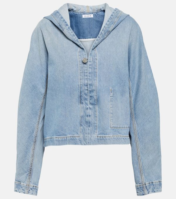 Alaia Cropped denim jacket