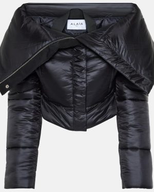 Alaia Cropped puffer jacket